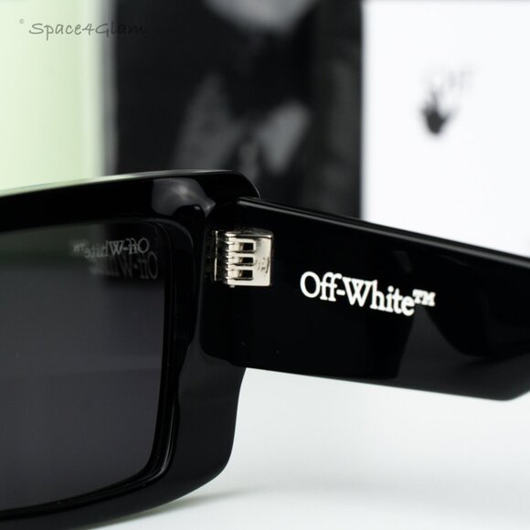 Off-White Women Sunglasses Black Grey Cat Eye OERI064 SAVANNAH 1007 BRAND NEW main image 4
